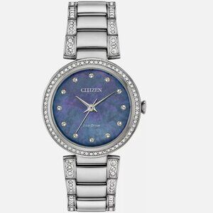 NEW Diamond Blue 28mm Womens Watch